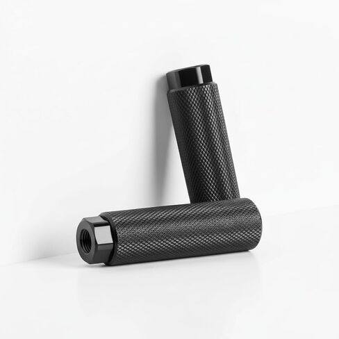 2 PCS Bicycle Pegs, Aluminum Alloy Bicycle Foot Pegs Bike Pegs Bicycle Footrests for Mountain Bikes Road Bike (100 * 28mm Black) in Kuwait