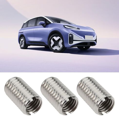 10PCS M12x1.75 Male to M10x1.5 Female Thread Reducer Nuts Stainless Steel 20mm for Machinery Equipment in Kuwait