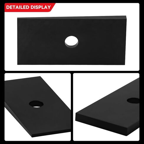 2pcs 2.5 Degree Pinion Angle Shims for Leaf Springs and Lift Blocks, Universal Suspension Axle Wedges in Kuwait