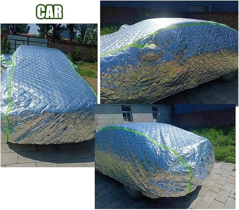 Car Cover, Car Cover Thick Universal Covers Outdoor Waterproof Winter Cars Exterior Awning Sun Protection Snow Hail Dust Proof Accessories,Weather Proof(Large) in Saudi Arabia