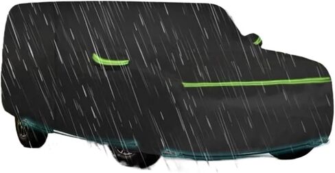 Car Cover, 210T Waterproof Car Covers ，Compatible for Hummer H2 SUV 2002-2009 All Weather with Zipper Door Snow Rain Dust Hail Protection,Weather Proof in Saudi Arabia