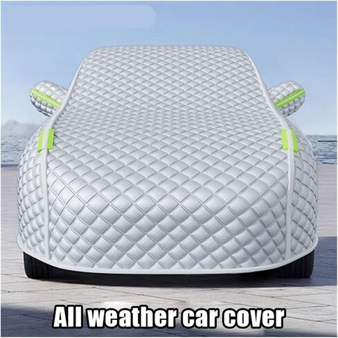 Car Cover, Car Exterior Protection Covers Full-Wrapped Cover Outdor Snowproof Anti-Hail Dustproof Shield Universal for SUV Sedan,Weather Proof(Gray,X-Large) in Saudi Arabia