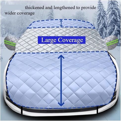 Car Cover, 5-Layer Car Cover Hail Snow Shade Awning from Protective Dust Waterproof Exterior Protect Anti UV Outdoor Protector Covers,Weather Proof(Ordinary car Style) in Saudi Arabia