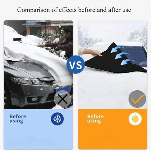 Car Cover, 5-Layer Car Cover Hail Snow Shade Awning from Protective Dust Waterproof Exterior Protect Anti UV Outdoor Protector Covers,Weather Proof(Ordinary car Style) in Saudi Arabia