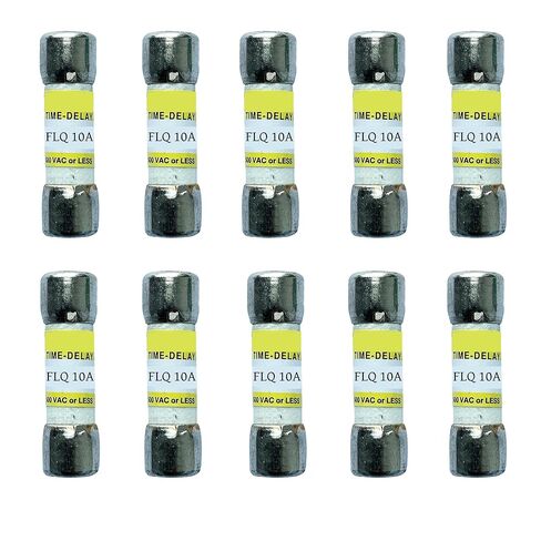 10-Pack New FLQ-10A FLQ010 FLQ 10A 500Vac Time Delay Fuse,FLQ-10 Time-Delay Cartridge Fuses in Kuwait