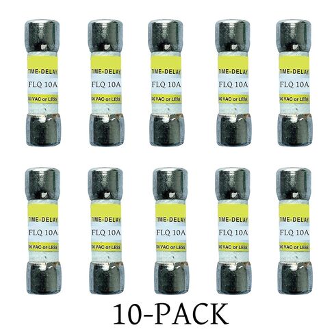 10-Pack New FLQ-10A FLQ010 FLQ 10A 500Vac Time Delay Fuse,FLQ-10 Time-Delay Cartridge Fuses in Kuwait