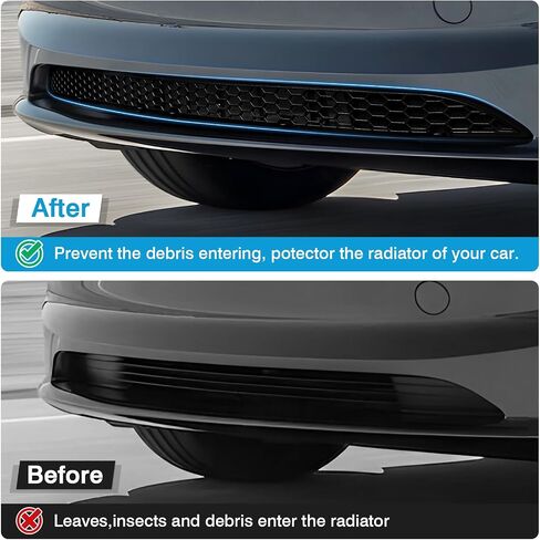 Shademax Front Grill Mesh Inserts for Tesla New Model Y Juniper 2026 2025, Grid Inserts Air Inlet Vent Grille Cover Replacement for Tesla Model Y Juniper Accessories 2026 (Detachable Version) in Saudi Arabia