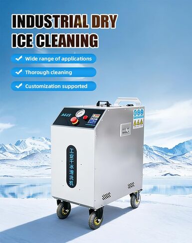 Smart Workshop Solution - Dry Ice Blasting Equipment with Wireless Spray Gun, Dry Ice Cleaning Machine with Accessories in Kuwait