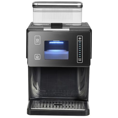 Countertop Shaved Ice Machine, Stainless Steel Blade, 44 lbs/Day, 8 Adjustable Speeds, 0.8L Tank, for Snow Cones and Frozen Drinks in Kuwait