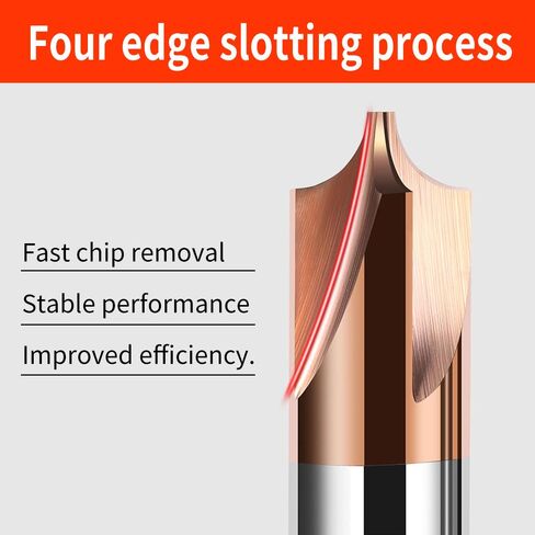 Radius Corner Rounding Cutter End Mill 12mm CNC Carbide Tools R0.3 R1 R2 R3 Inner R Mill Cutter Chamferin -(5pcs R1.5 * 6 * 50) in Saudi Arabia