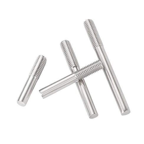 1-20pc Single End Thread Rod M3 M4 M5 M6 M8 M10~M20 304 Stainless Steel Headless Bolt Screw Tooth Stick Head Threaded Bar(M4-20Pcs,100mm) in Kuwait