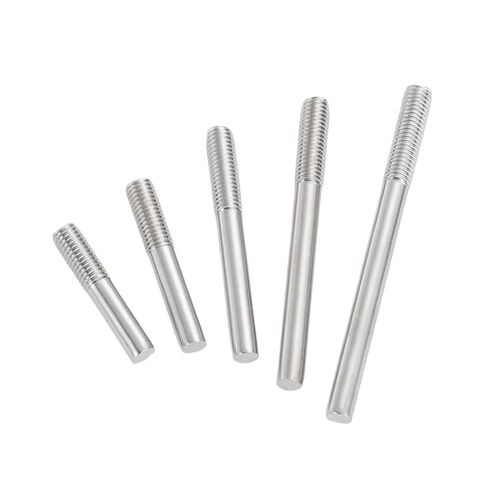 1-20pc Single End Thread Rod M3 M4 M5 M6 M8 M10~M20 304 Stainless Steel Headless Bolt Screw Tooth Stick Head Threaded Bar(M4-20Pcs,100mm) in Kuwait