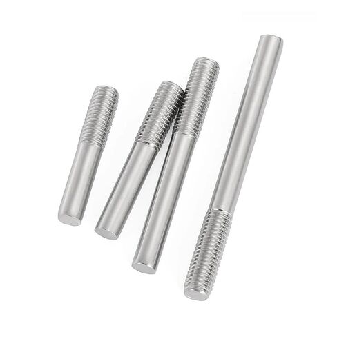1-20pc Single End Thread Rod M3 M4 M5 M6 M8 M10~M20 304 Stainless Steel Headless Bolt Screw Tooth Stick Head Threaded Bar(M4-20Pcs,100mm) in Kuwait