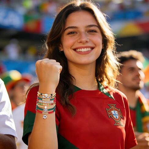 Game Day Bracelets Gifts for Women, Soccer game Accessories, Football Gear Sports Fans Party Supplies, Anniversary Birthday Holiday Gifts for Friends Sister Wife in Kuwait
