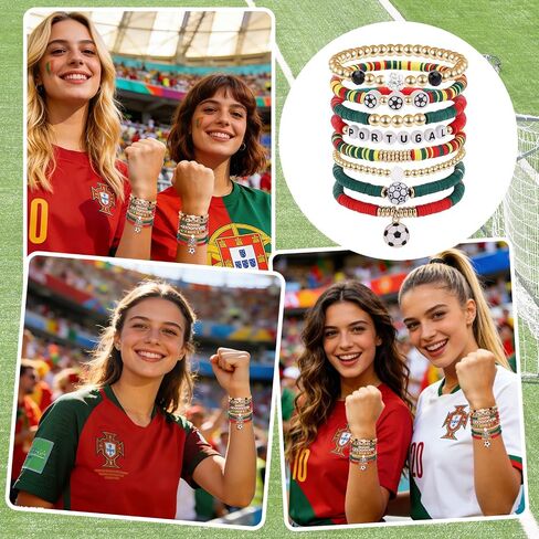 Game Day Bracelets Gifts for Women, Soccer game Accessories, Football Gear Sports Fans Party Supplies, Anniversary Birthday Holiday Gifts for Friends Sister Wife in Kuwait
