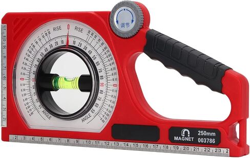 Inclinometer Angle Finder 130° Range ±1° Accuracy Magnetic Base Bubble Level for Civil Engineering Architectural Engineering Slope Measurement in Kuwait