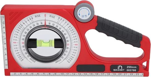 Inclinometer Angle Finder 130° Range ±1° Accuracy Magnetic Base Bubble Level for Civil Engineering Architectural Engineering Slope Measurement in Kuwait