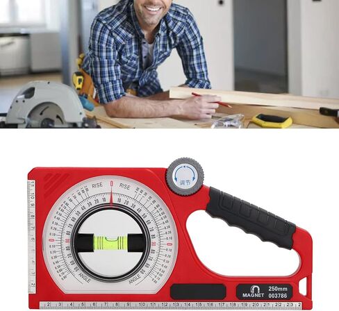 Inclinometer Angle Finder 130° Range ±1° Accuracy Magnetic Base Bubble Level for Civil Engineering Architectural Engineering Slope Measurement in Kuwait