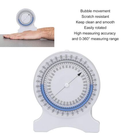 مقياس الميل للقياسات الفيزيائية مع عدم تسرب الفقاعات الدقيقة نطاق 0-360 درجة لأداة الحركة لتقييم حركة مفصل الرقبة والكتف والظهر in Kuwait