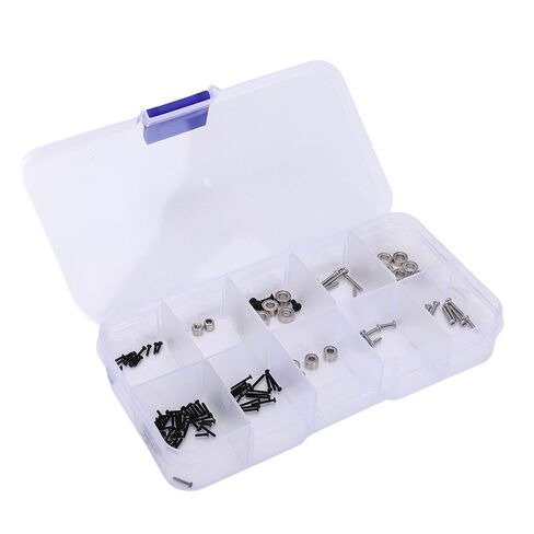 RC Screw Kit, 126PCS Replacement Screw Bearings Nuts Set with Precise Fit for SCX30 1/30 RC Crawler Car in Kuwait