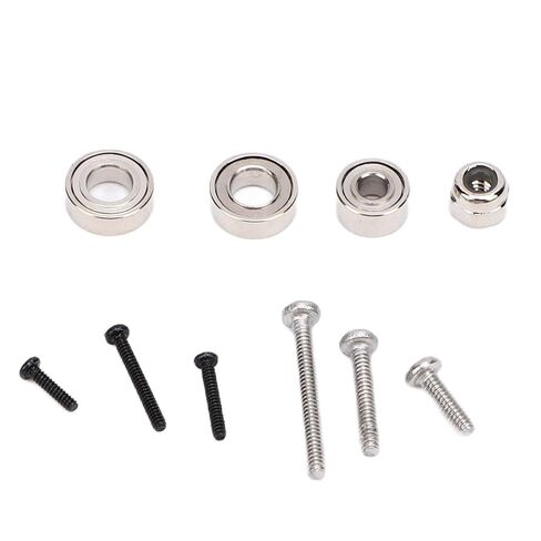 RC Screw Kit, 126PCS Replacement Screw Bearings Nuts Set with Precise Fit for SCX30 1/30 RC Crawler Car in Kuwait