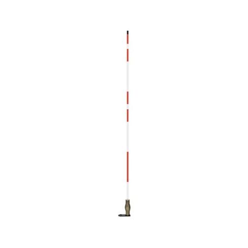 Hydrant Marker, 5 ft., Fiberglss, White/Red in Kuwait
