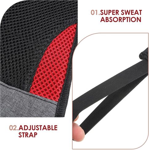 Sweat Guard, Bike Trainer Guard Bicycle Sweat Absorbs Net for Bicycle Trainer Indoor Cycling Training (Black and Red) in Kuwait