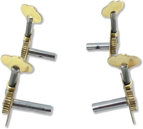 Premium 4/4 Size Cello Pegs - Quality Separate Brass Machine Head String Pegs for Cello, Offer Smooth Tuning and Reliable Performance for Cellists Accessories (01) in Kuwait