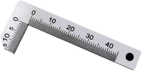 Generic Chamfer Gauge Ruler Woodworking Glass Processing Engineers Right Angle Ruler in Kuwait