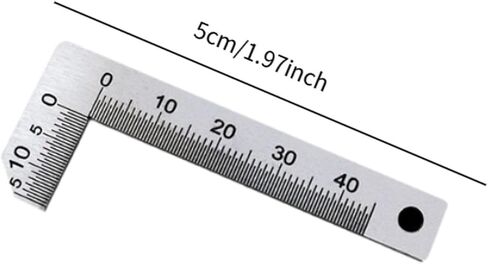 Generic Chamfer Gauge Ruler Woodworking Glass Processing Engineers Right Angle Ruler in Kuwait