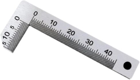 Generic Chamfer Gauge Ruler Woodworking Glass Processing Engineers Right Angle Ruler in Kuwait
