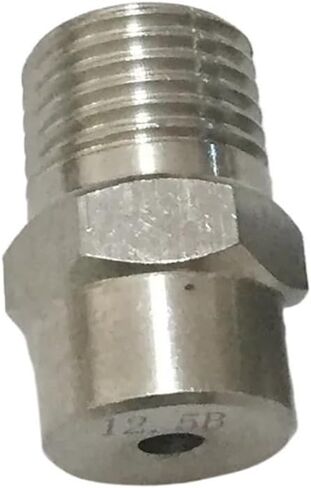 1 Pcs 1/8" 1/4" 3/8" /1/2"SS Solid Full Cone Spray Nozzle,Washing Treatment Before Plating,Chemical Treatment(0.8mm,1/8") in Kuwait