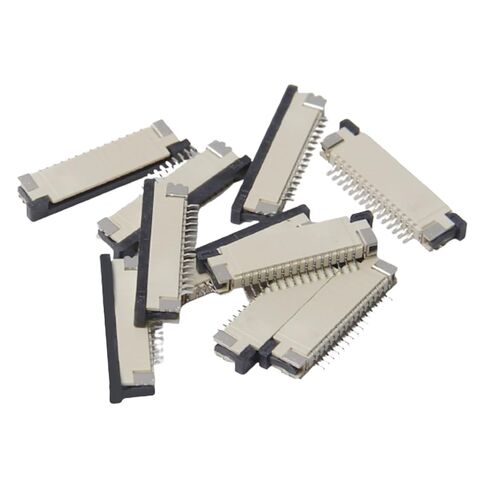 FFC FPC Ribbon Sockets Flexible Flat Cable Connector Pull Type Up Connection 15 Pin 1mm Pitch 10Pcs, WuJuntool in Kuwait