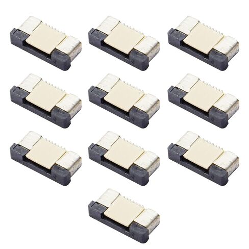 FFC FPC Ribbon Sockets Flexible Flat Cable Connector Pull Type Up Connection 7 Pin 0.5mm Pitch 10Pcs, WuJuntool in Kuwait