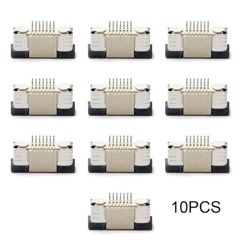 FFC FPC Ribbon Sockets Flexible Flat Cable Connector Pull Type Up Connection 7 Pin 0.5mm Pitch 10Pcs, WuJuntool in Kuwait