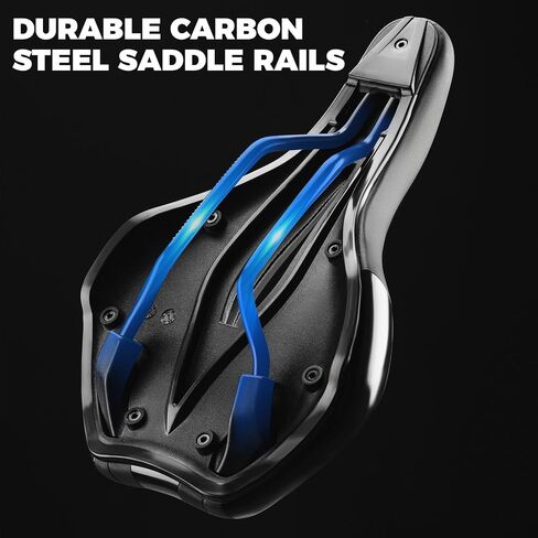 ROCKBROS Comfort Bike Seat, Wave Ergonomic Bicycle Saddle with High-Density Foam, Crotch-Friendly Universal Replacement for MTB Road City Racing Cycling in Kuwait