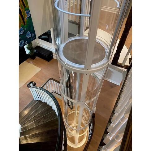 Quiet Traction Drive Elevator, Custom Electric Home Elevator with Emergency Stop Valve, Easy Cargo Moving for Villa Courtyard & Boutique Store Daily Use, Stainless Steel Corrosion Resistant Lift in Kuwait