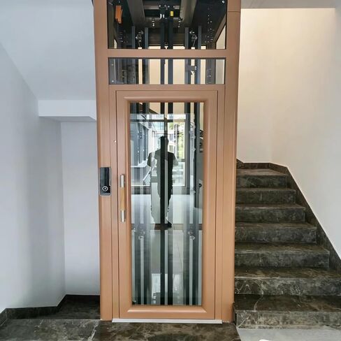 Smooth Indoor Elevator, Modern Traction Drive Elevator with Multi-Stage Overload Shield for Rural Country House & Luxury Apartment Suite in Kuwait