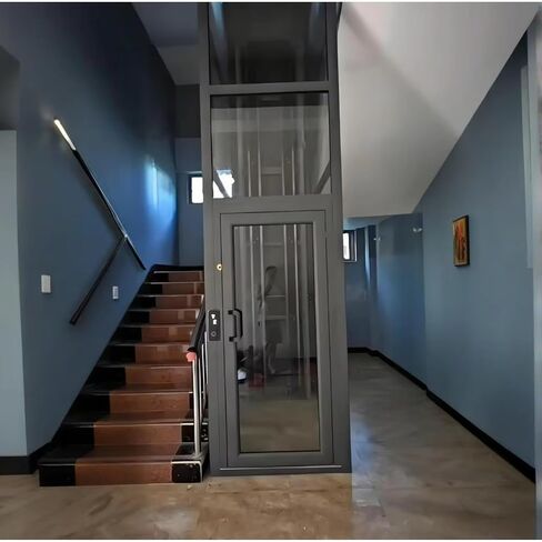 Smooth Indoor Elevator, Modern Traction Drive Elevator with Multi-Stage Overload Shield for Rural Country House & Luxury Apartment Suite in Kuwait