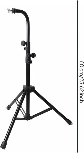 Floor Tripod Stand Portable Wind Chime Simple Assembly to Assemble Musical Equipment , Black in Kuwait