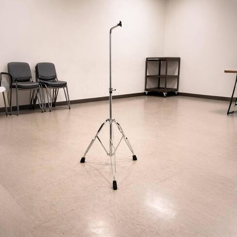 Floor Tripod Stand Portable Wind Chime Simple Assembly to Assemble Musical Equipment , Black in Kuwait