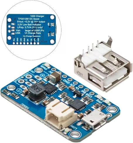 2465 Lithium Batteries Charging Adapter Rechargeable 5V USB Boosting Charging Adapter Module for PowerBoost 1000 Module Replacement Lithium Batteries in Kuwait