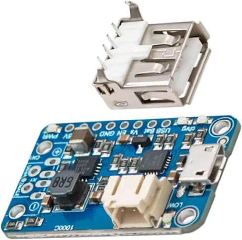 2465 Lithium Batteries Charging Adapter Rechargeable 5V USB Boosting Charging Adapter Module for PowerBoost 1000 Module Replacement Lithium Batteries in Kuwait