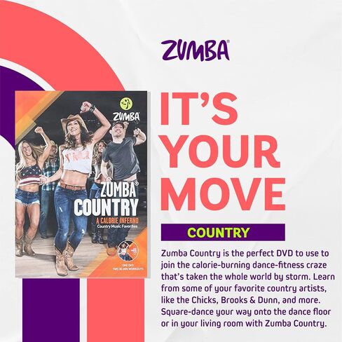 ZUMBA Toning Sticks Country Dance Workout DVD in Kuwait