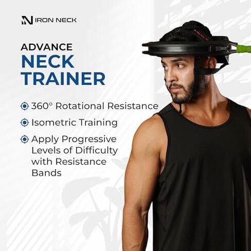 Iron Neck 3.0, Strength Kit Bundle, 360° Neck Trainer and Resistance Bands for Progressive Strength Training, Pain Relief, and Injury Prevention in Kuwait