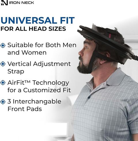Iron Neck 3.0, Strength Kit Bundle, 360° Neck Trainer and Resistance Bands for Progressive Strength Training, Pain Relief, and Injury Prevention in Kuwait