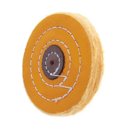 Diamond Grinding Cup Wheel,4 Inch T-Shaped Yellow Cotton Cloth Polishing - Ideal for Glass, Ceramic, Metal, and Jewelry(100mm) in Kuwait