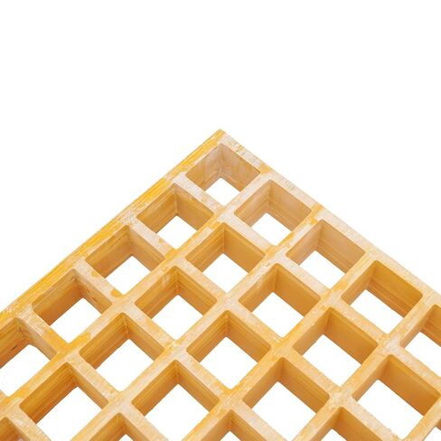 3 Pcs Fiberglass Molded Grating, 48x10.6x1.5in Heavy Duty FRP Grating Covers for Car Wash, Drainage Trench & Work Platform, Slip Resistant in Saudi Arabia