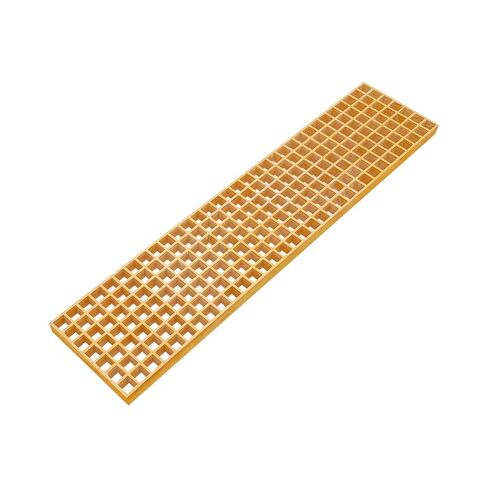 3 Pcs Fiberglass Molded Grating, 48x10.6x1.5in Heavy Duty FRP Grating Covers for Car Wash, Drainage Trench & Work Platform, Slip Resistant in Saudi Arabia