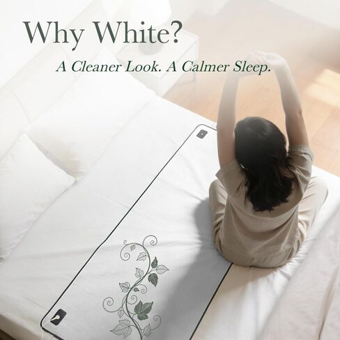 Grounding Mat for Bed, Earthing Mattress Pad for Sleeping, Carbon Infused Conductive Surface, Grounding Bed Mat with 15FT Cord, 27" x 60" (Queen) in Kuwait